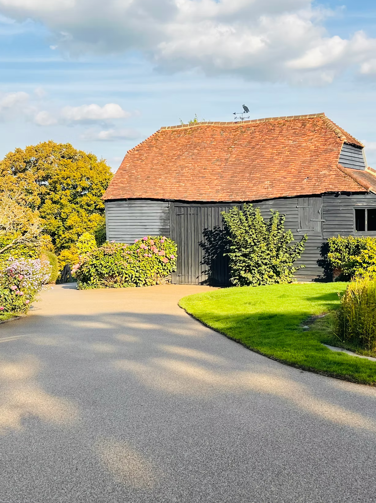 After Resin Overlay Driveway Installation